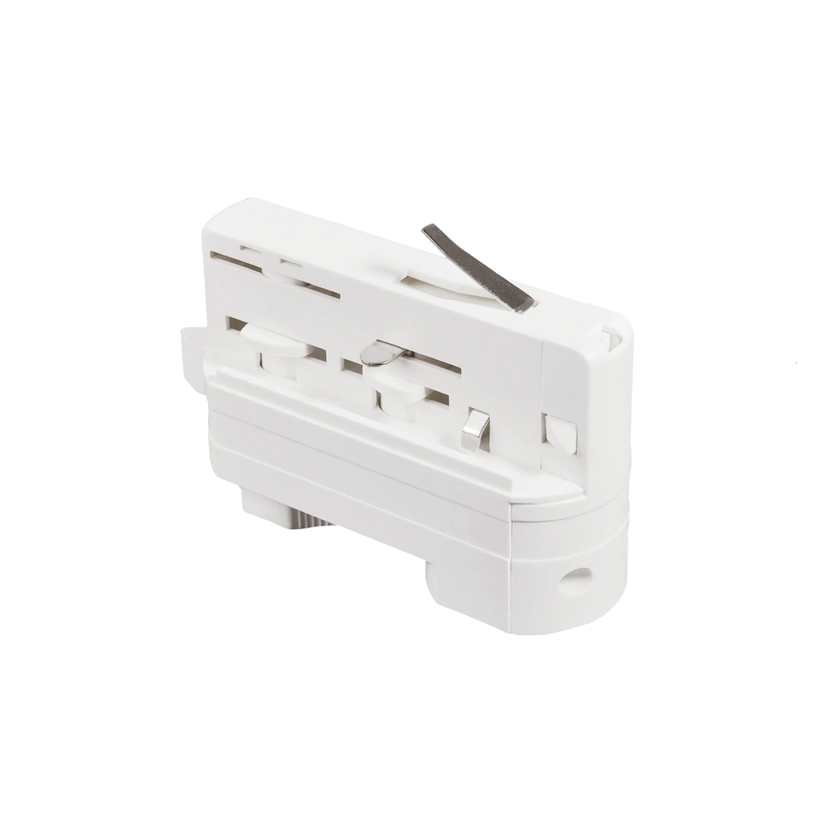 Spot pe șină Ideal Lux Link 3-PHASE Track Adaptor ON-OFF, alb, 194257