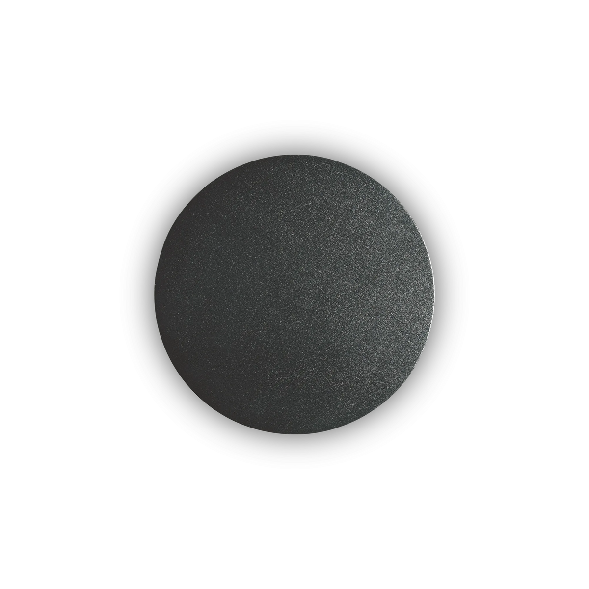 Aplică Ideal Lux Cover Round, negru, Ø15 cm, 195742