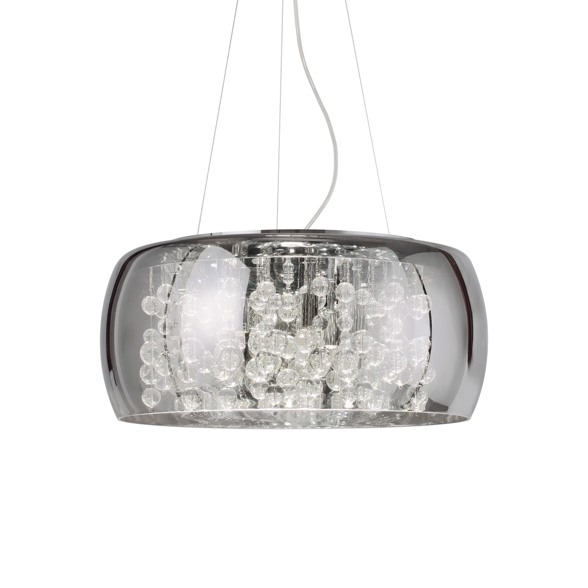 Lustră Ideal Lux Audi-80 SP8, fumuriu, 197654