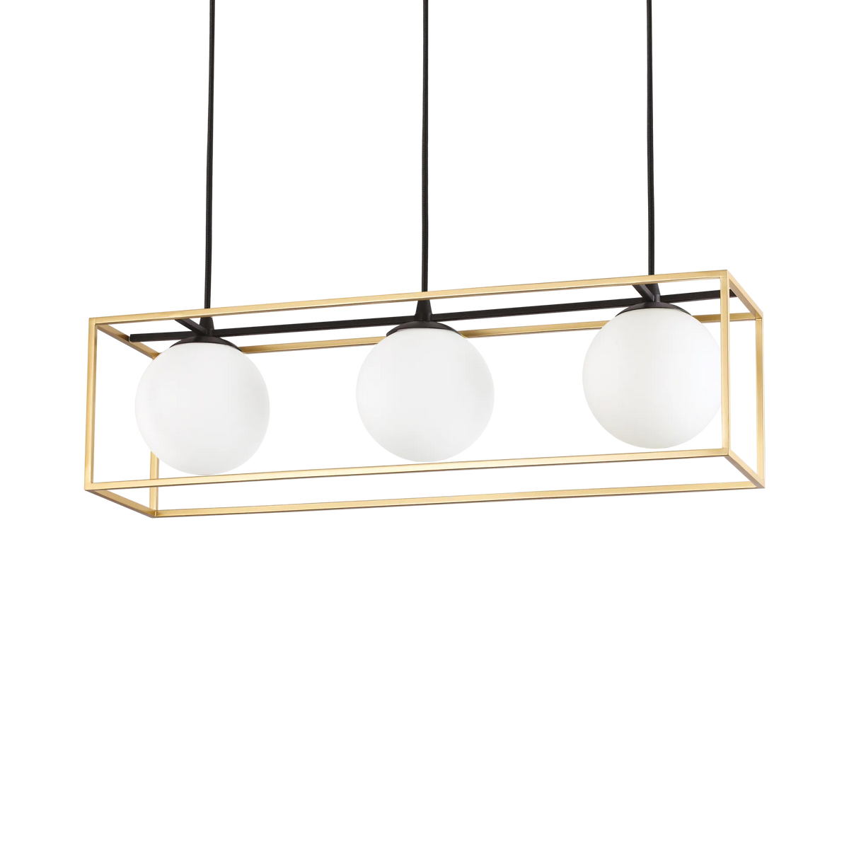 Lustră Ideal Lux Lingotto SP3, alamă, 198125