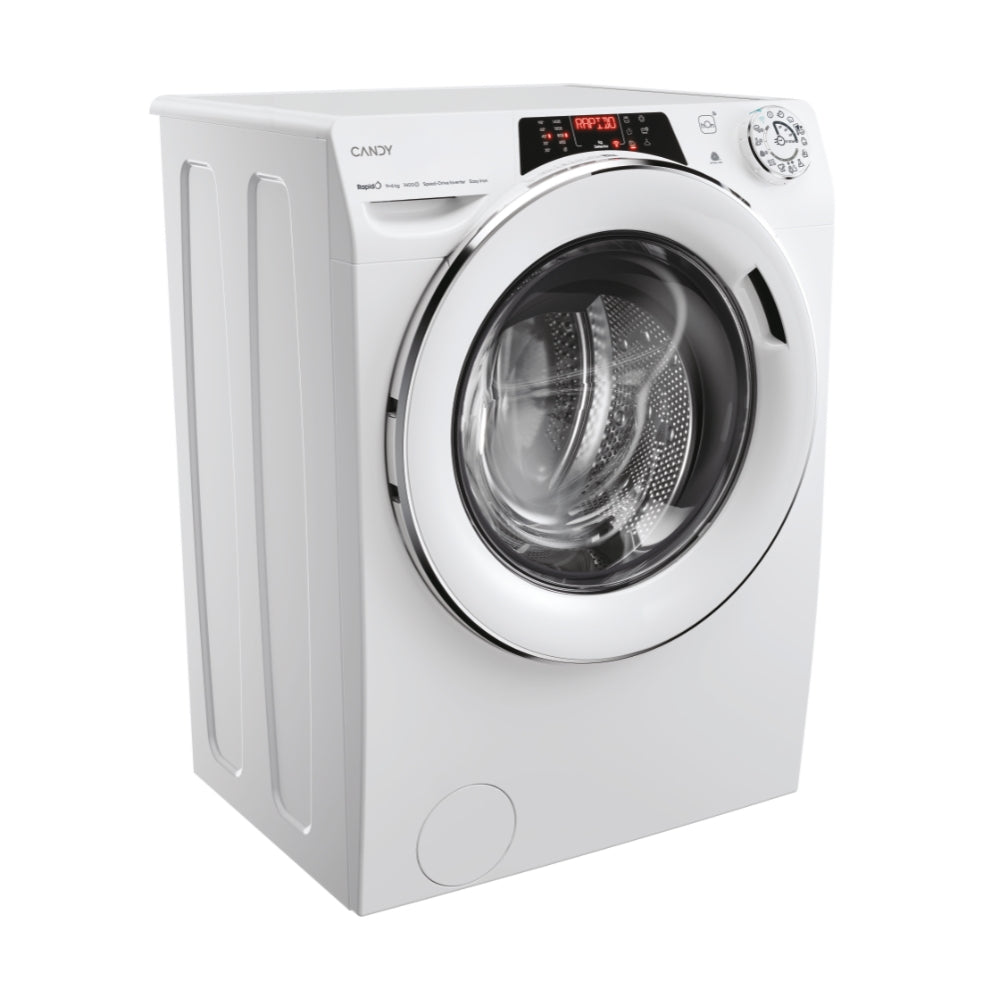 Mașină de spălat rufe cu uscător Candy ROW4966DWMCT/1-S, 6 kg / 6 kg, 1400 rpm, albă