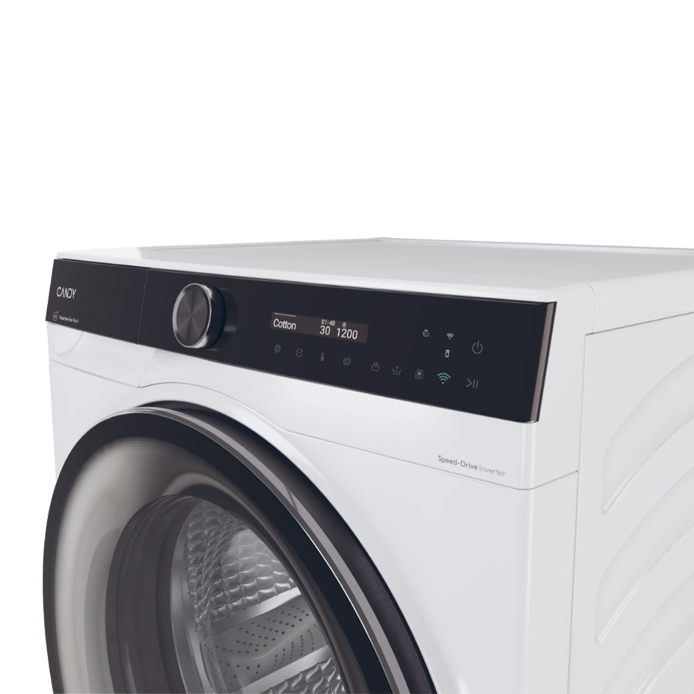 Mașină de spălat rufe cu uscător Candy BWS 6106B8-S, 6 kg / 6 kg, 1600 rpm, neagră