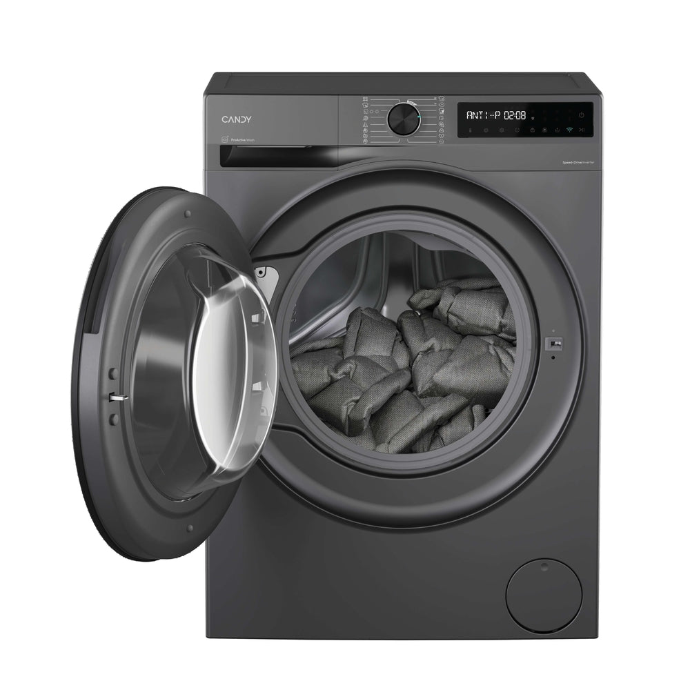 Mașină de spălat rufe cu uscător Candy BWR 485SBL6G-S, 5 kg / 5 kg, 1400 rpm, neagră