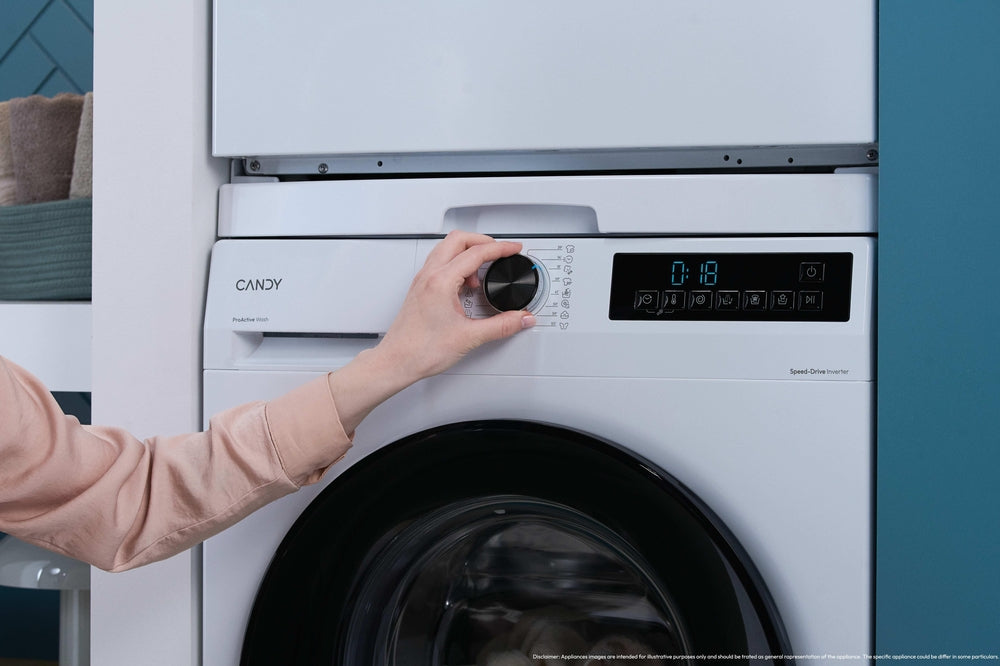 Mașină de spălat rufe cu uscător Candy GWD 4106B8-S, 6 kg / 6 kg, 1400 rpm, neagră
