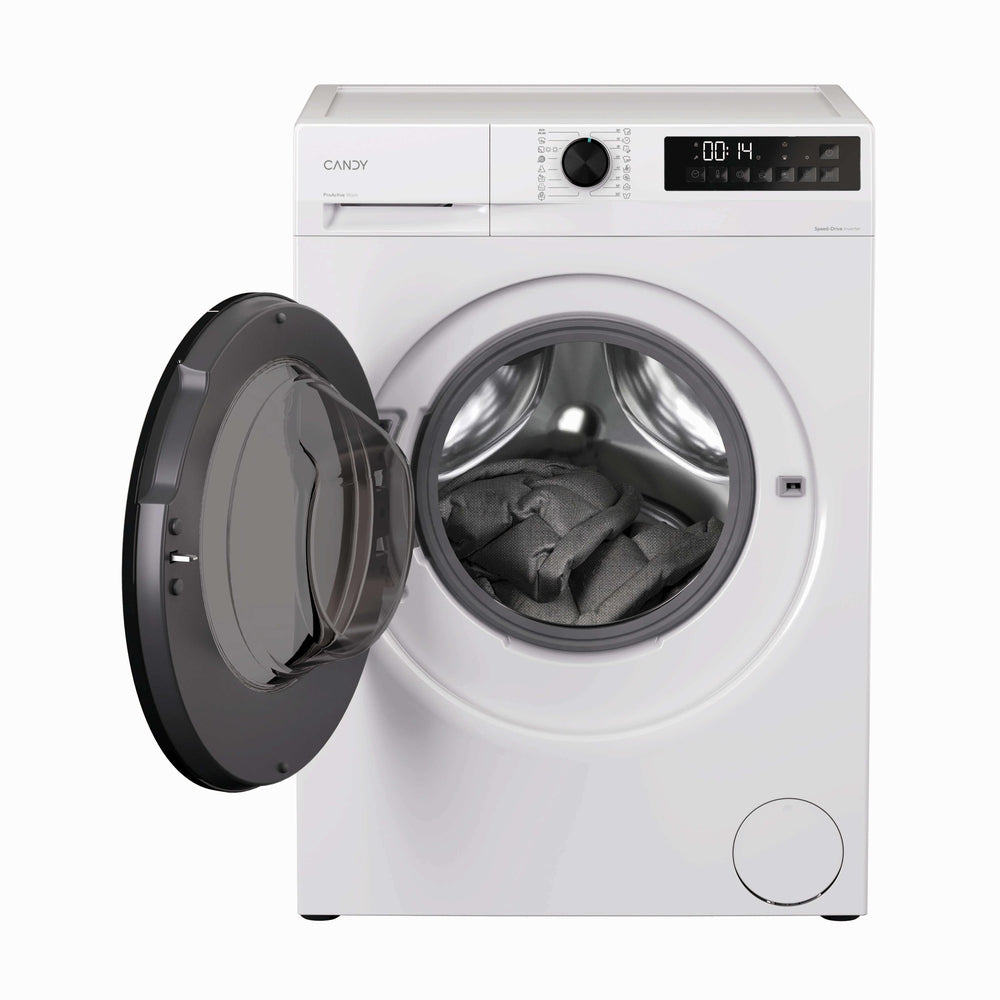 Mașină de spălat rufe cu uscător Candy GWD 496B8-S, 6 kg / 6 kg, 1400 rpm, neagră