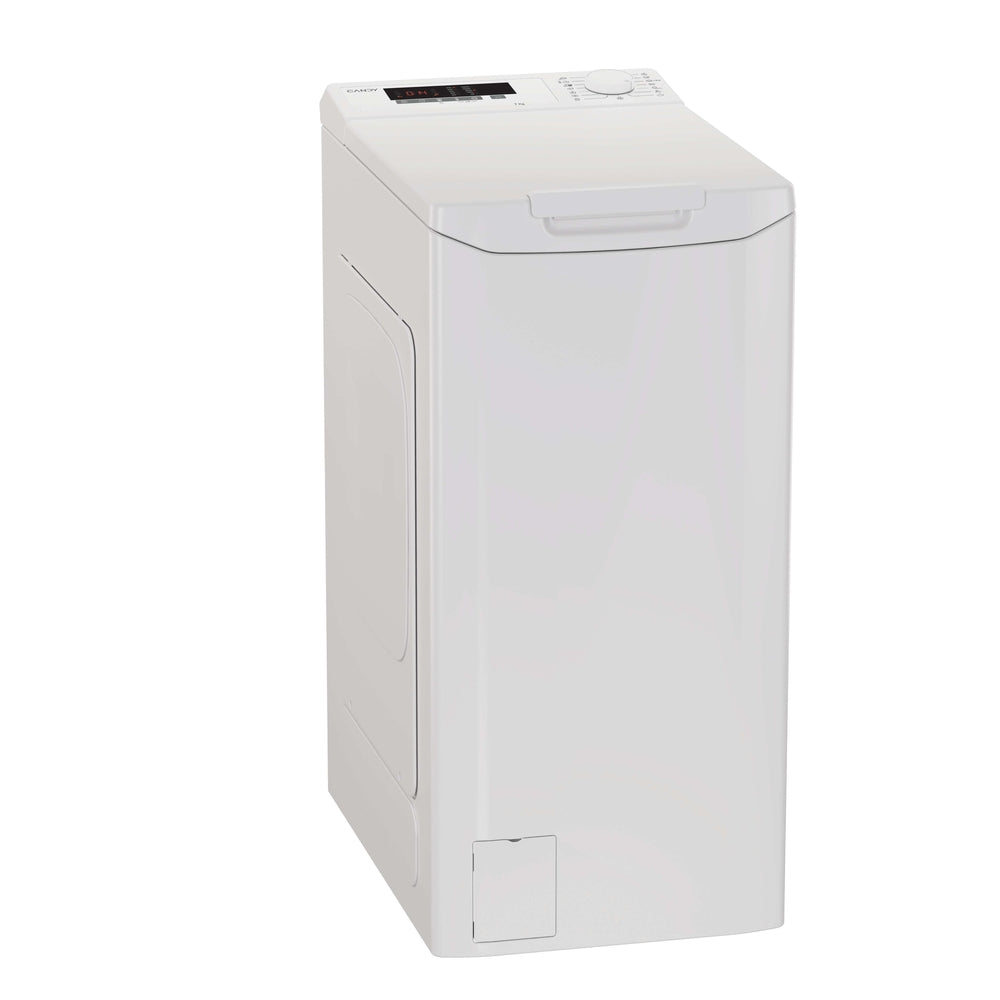 Mașină de spălat rufe cu încărcare verticală Candy EYTC1 272D3-S, 7 kg, 1200 rpm, albă