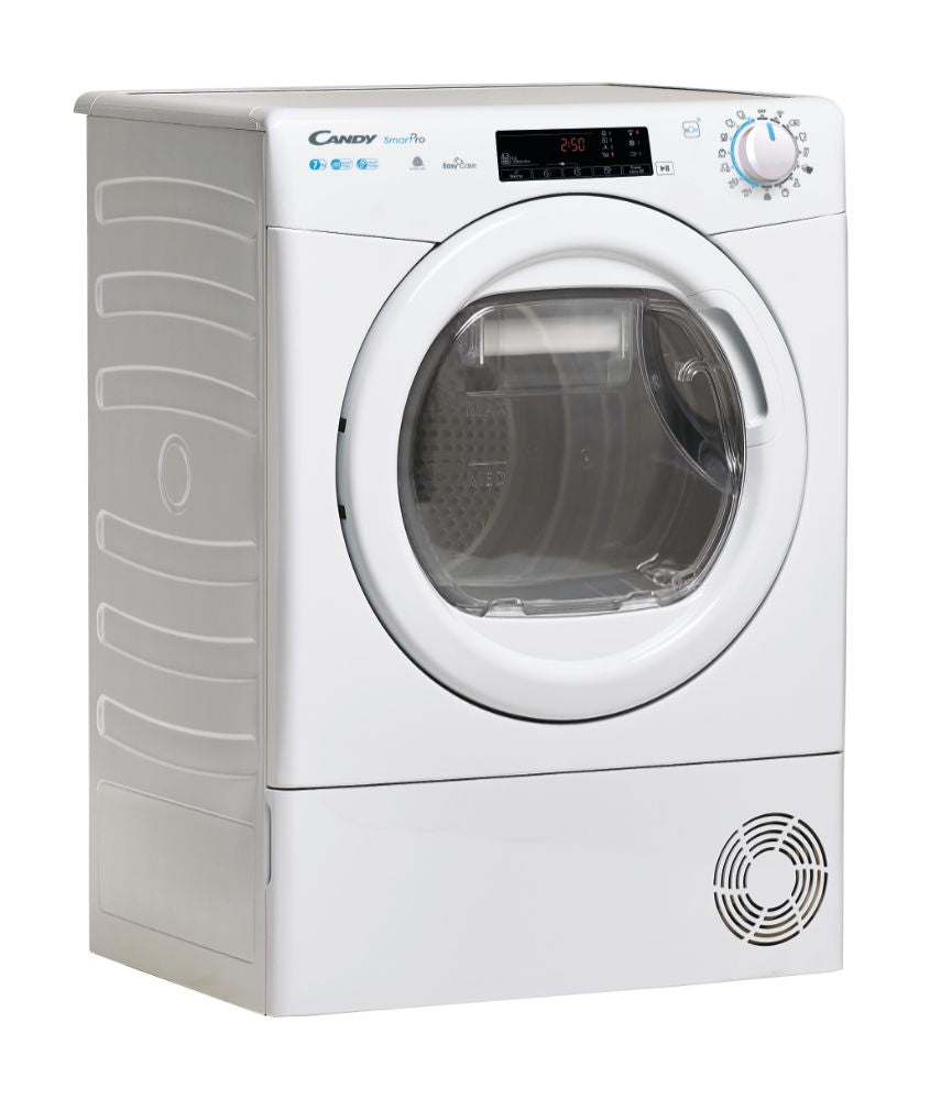 Uscător de rufe Candy CSOE H7A2TE-S, 7 kg, pompă de căldură, alb