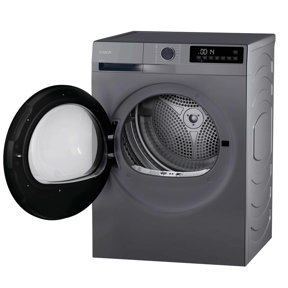 Uscător de rufe Candy GD 9N2BR-S, 9 kg, gri