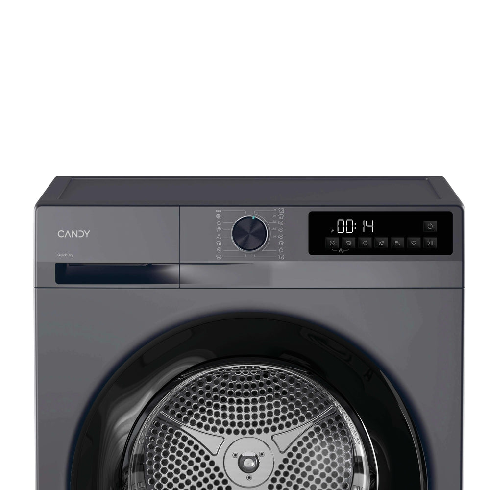 Uscător de rufe Candy GD 9N2BR-S, 9 kg, gri