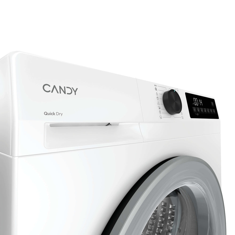 Uscător de rufe Candy GDS 7N2G-S, 7 kg, pompă de căldură, alb