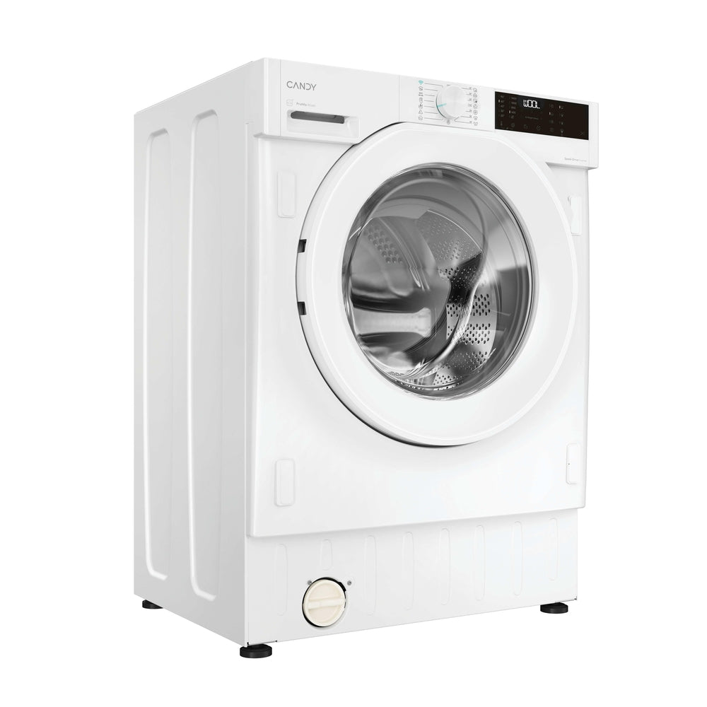 Mașină de spălat rufe încorporabilă Candy BC448M4D8J-S, 8 kg, 1400 rpm, albă