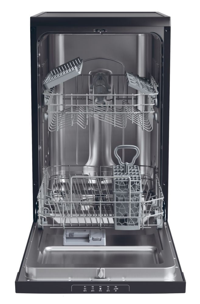 Mașină de spălat vase Candy CDPH 2L1047B, 45 cm, 10 seturi, neagră