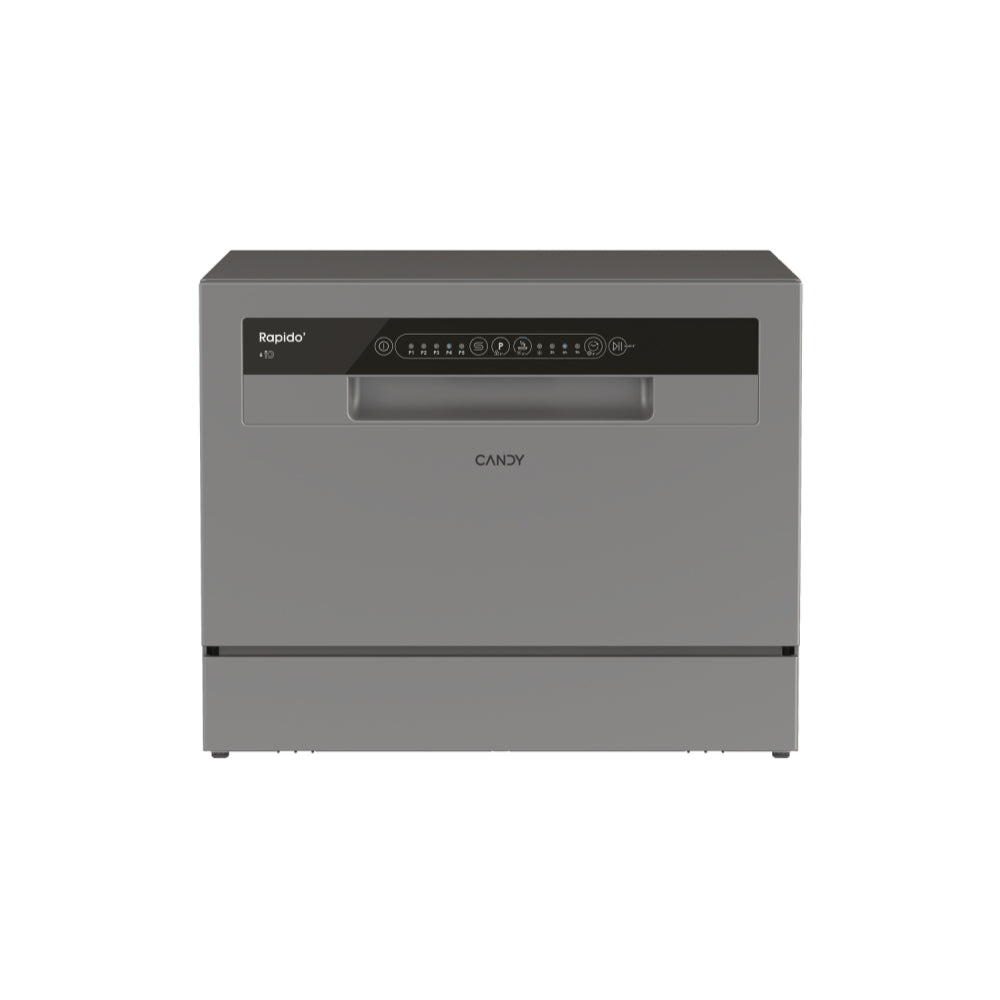 Mașină de spălat vase Candy CP 6E51LS, 55 cm, 6 seturi, argintie