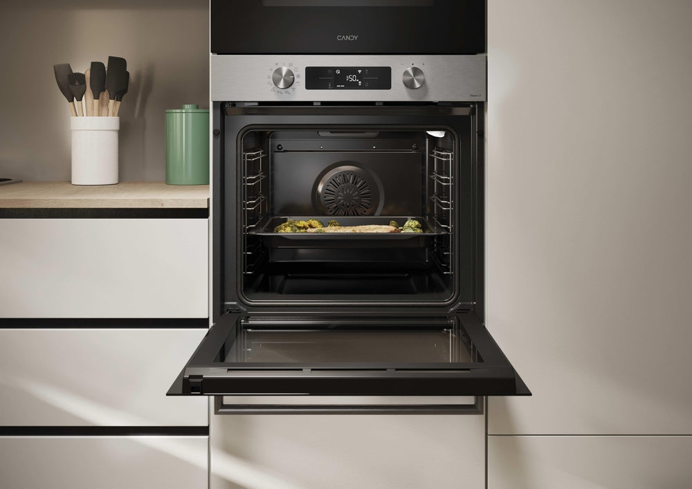 Cuptor încorporabil Candy CA6 N5B3EYTX, 78 l, curățare pirolitică, inox