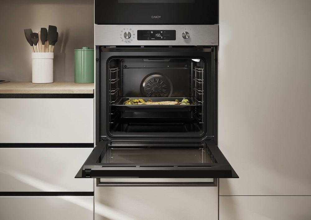 Cuptor încorporabil Candy CA6 NP5B3EHTX, 78 l, curățare hidrolitică, inox