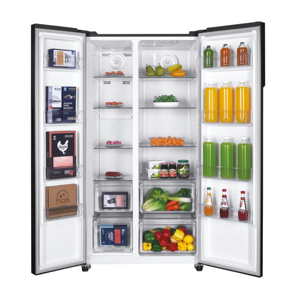 Frigider Candy CHSBSO-6174B, 521 l, No Frost, negru