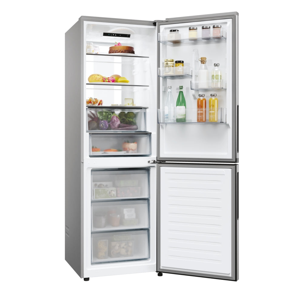 Frigider Candy ECN4CQTEX186, 355 l, No Frost, inox
