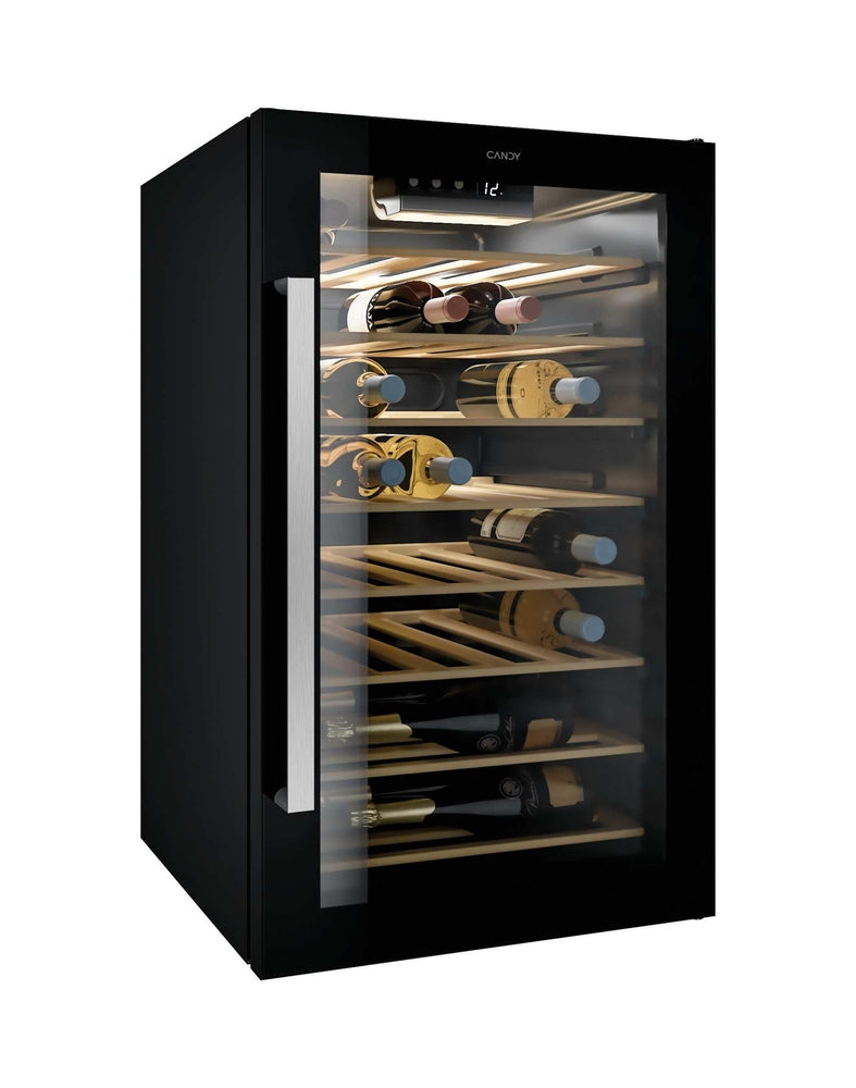 Răcitor de vin Candy CWC 154 EEL/NFC, negru