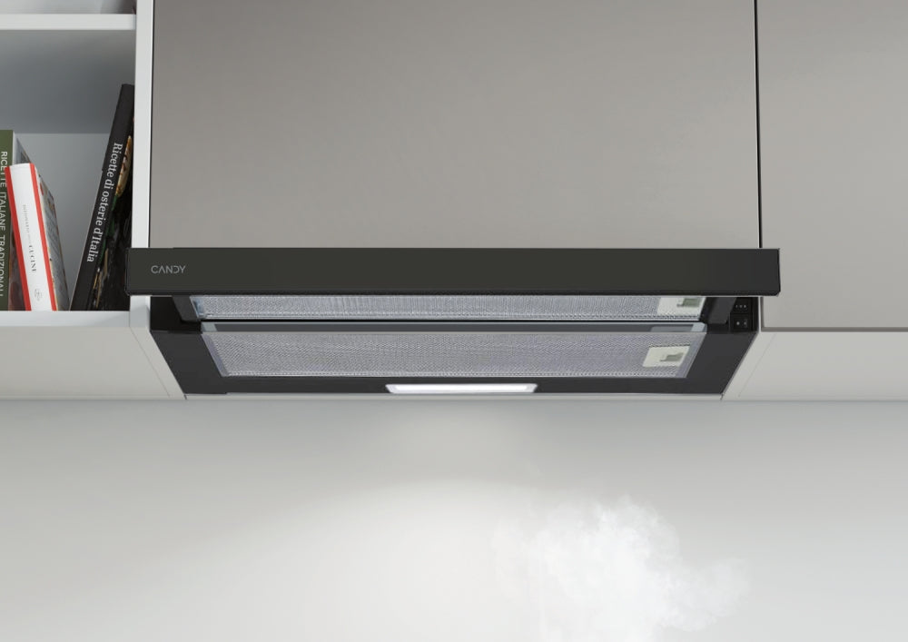 Hotă încorporabilă Candy CBT60RBG, 60 cm, 402 m³/h