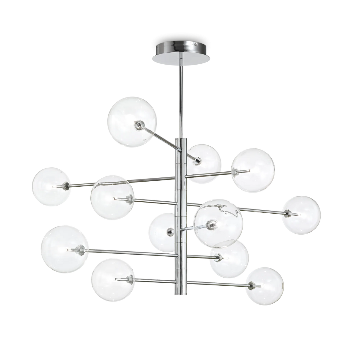 Lustră Ideal Lux Equinoxe SP12, crom, 200118