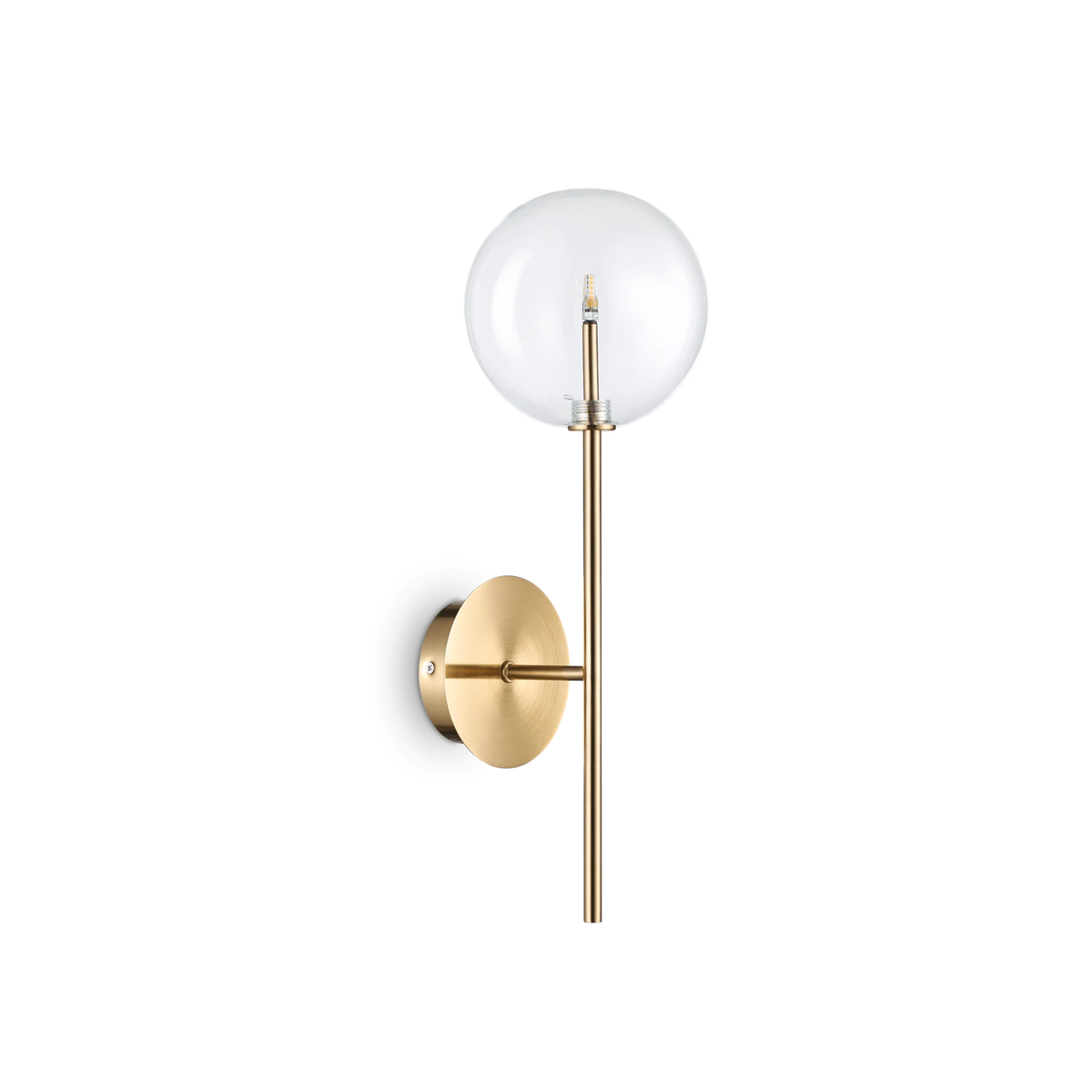 Aplică Ideal Lux Equinoxe AP1, alamă, 200149