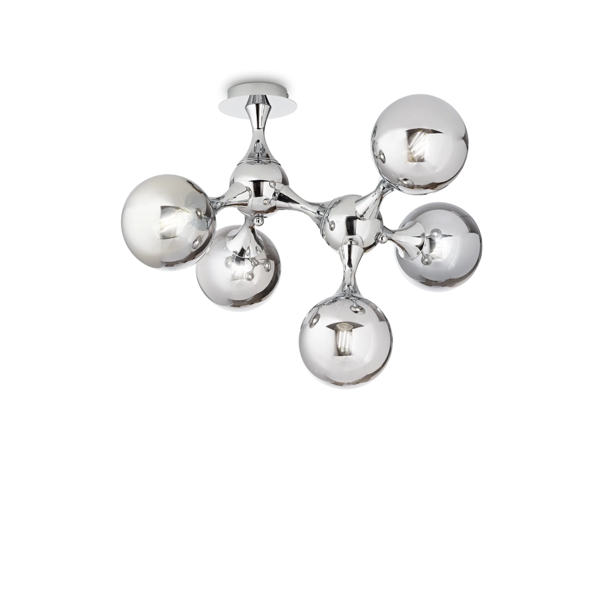 Plafonieră Ideal Lux Nodi PL5, crom, 200484