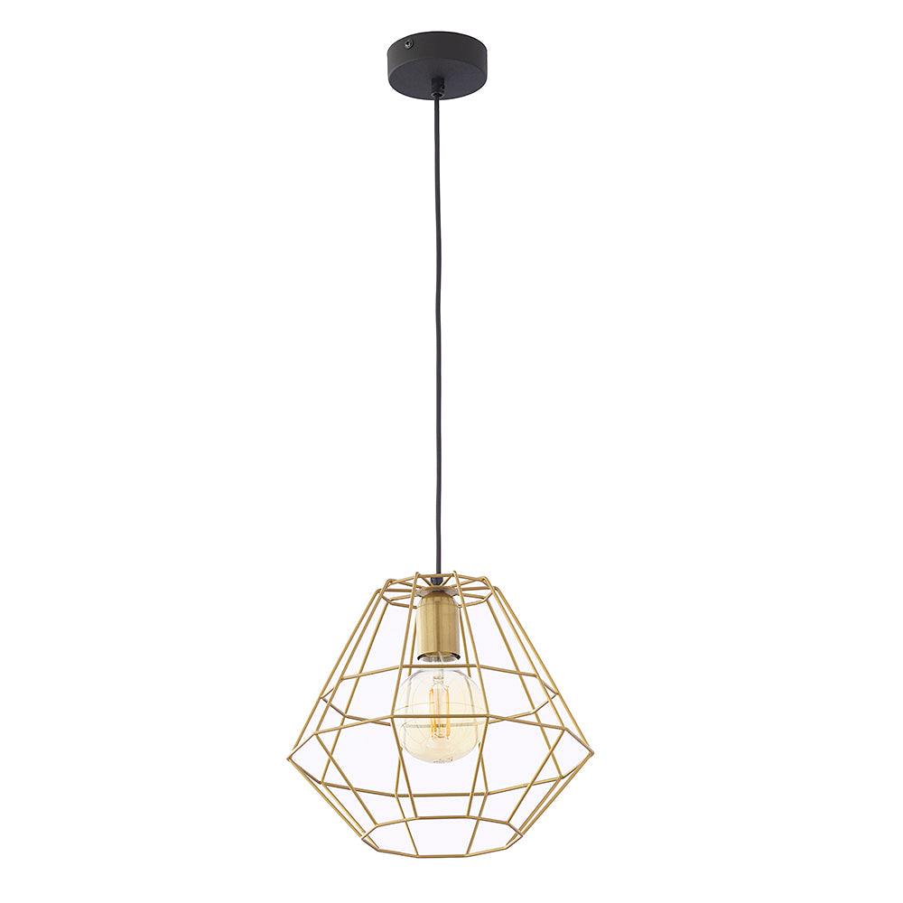 Pendul TK Lighting Diamond MM Proszek 1, auriu, 3220