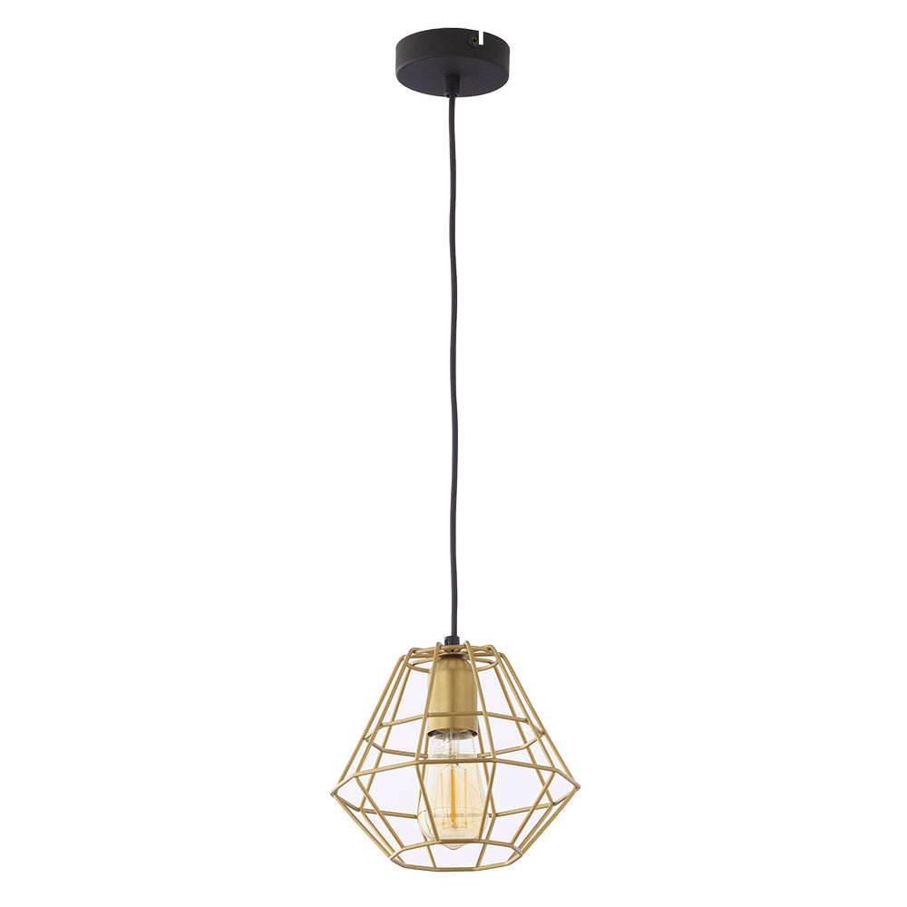 Pendul TK Lighting Diamond MM Proszek 1, auriu, 3219