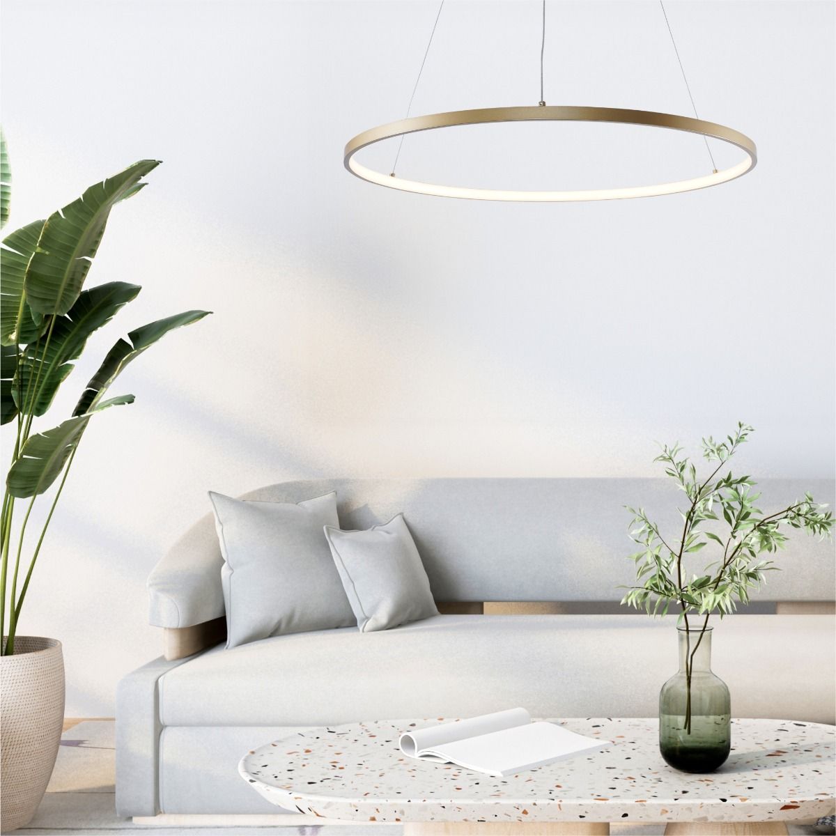 Lampa de tavan Zumaline Breno 150x60x60 cm 003064-026650