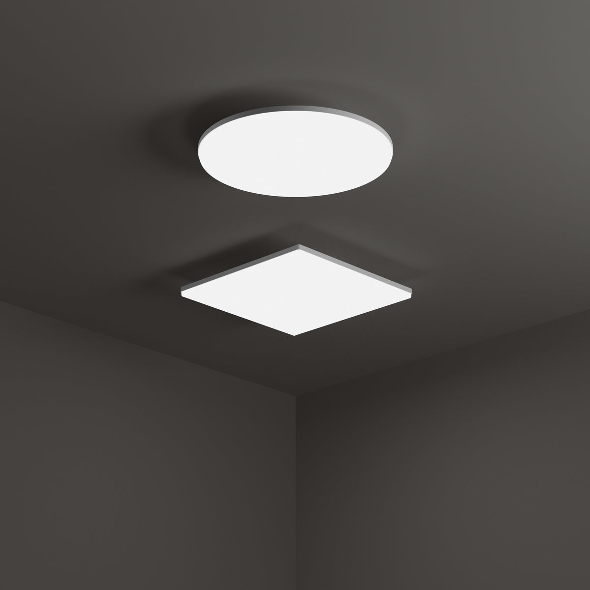Plafonieră de exterior Ideal Lux Mib Round 4000K, 202945