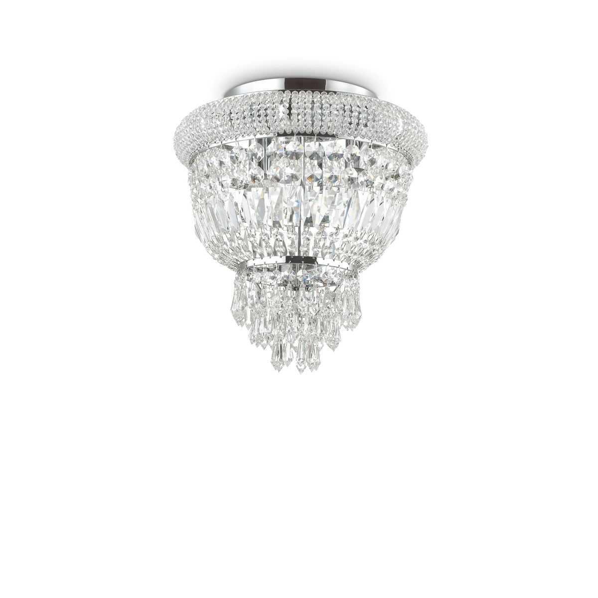 Plafonieră Ideal Lux Dubai PL3, crom, 207162