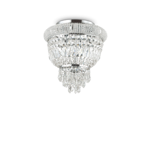 Plafonieră Ideal Lux Dubai PL3, crom, 207162
