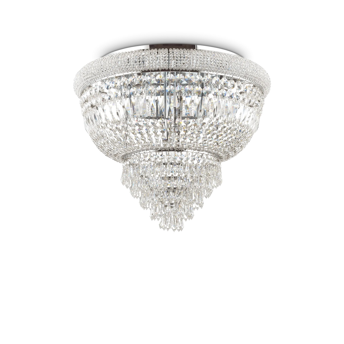 Plafonieră Ideal Lux Dubai PL6, crom, 207186