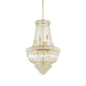Lustră Ideal Lux Dubai SP10, alamă, 207216
