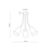 Plafoniera Wire Colour 3 2106