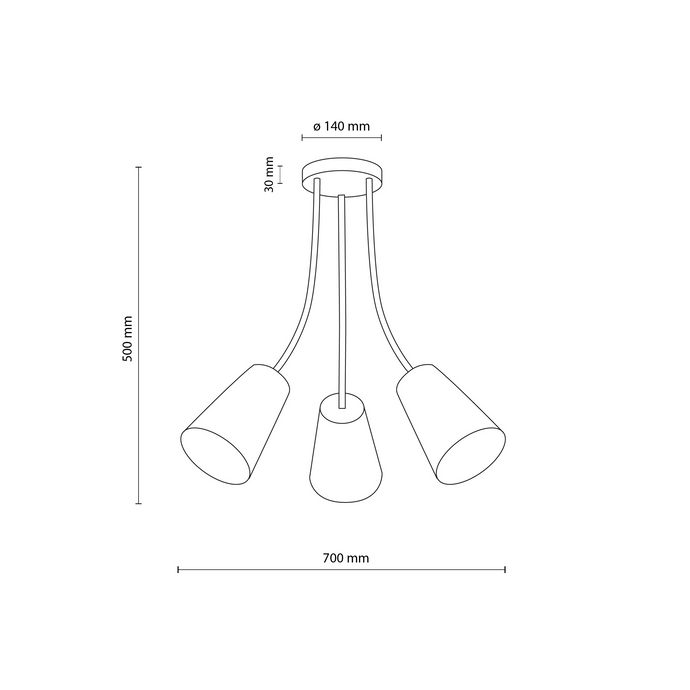Plafoniera Wire Colour 3 2106