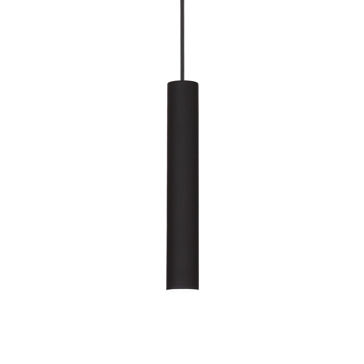 Lustră Ideal Lux Tube, negru, Ø4 cm, 211466