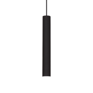 Lustră Ideal Lux Tube, negru, Ø6 cm, 211718