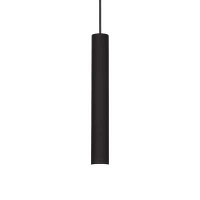 Lustră Ideal Lux Tube, negru, Ø6 cm, 211718