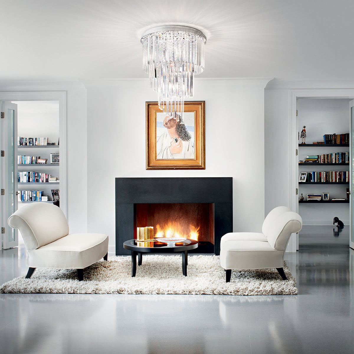 Plafonieră Ideal Lux Carlton PL12, auriu, 213507