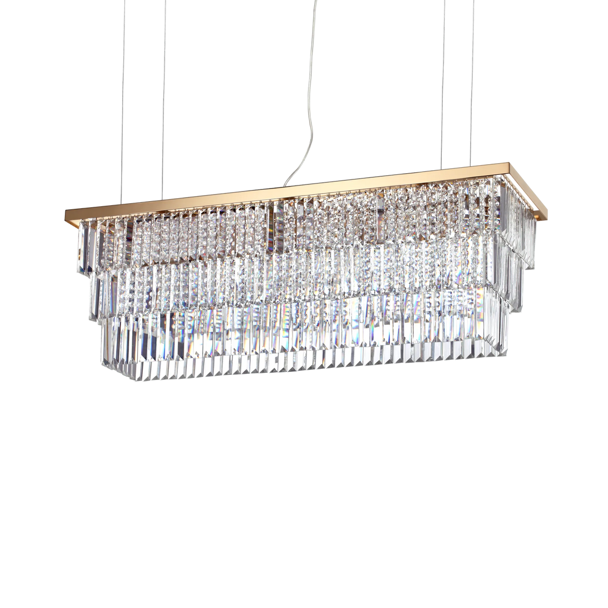 Lustră Ideal Lux Martinez SP8, auriu, 213583