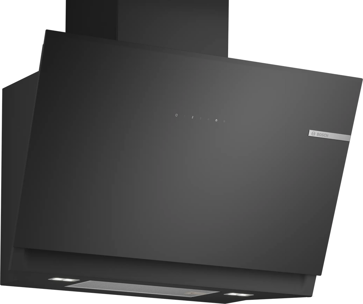 Hotă decorativă Bosch DWK81AN60, Seria 8, 80 cm, neagră