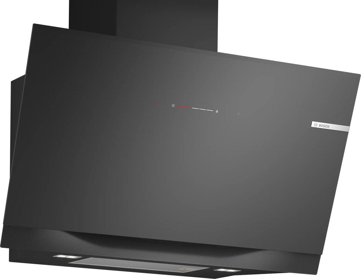 Hotă decorativă Bosch DWK91LT60, Seria 8, 90 cm, neagră