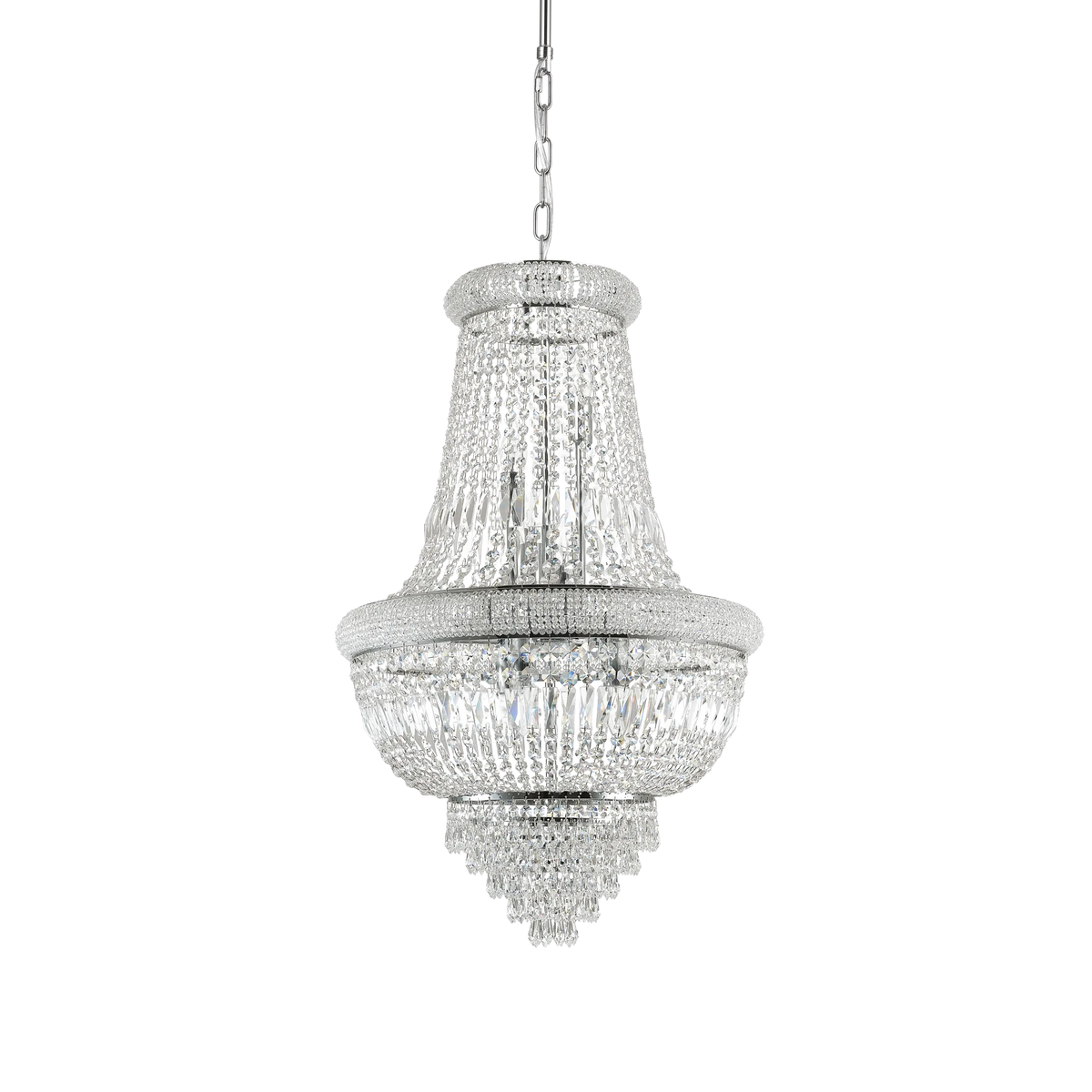 Lustră Ideal Lux Dubai SP10, crom, 215969