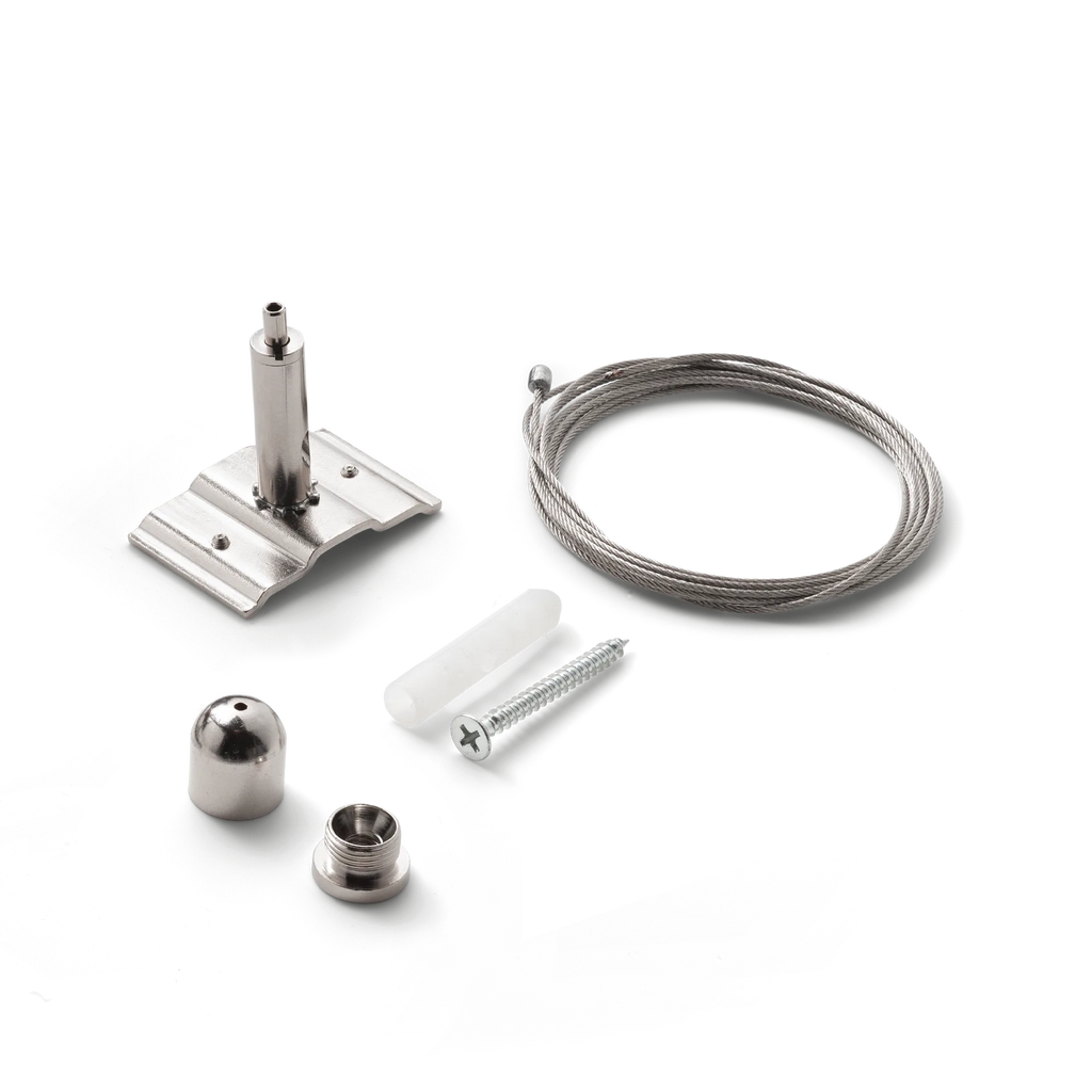 FLUO KIT SINGLE STEEL CABLE 2 MT