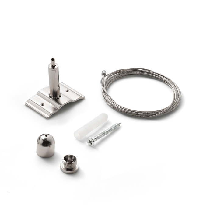 FLUO KIT SINGLE STEEL CABLE 2 MT