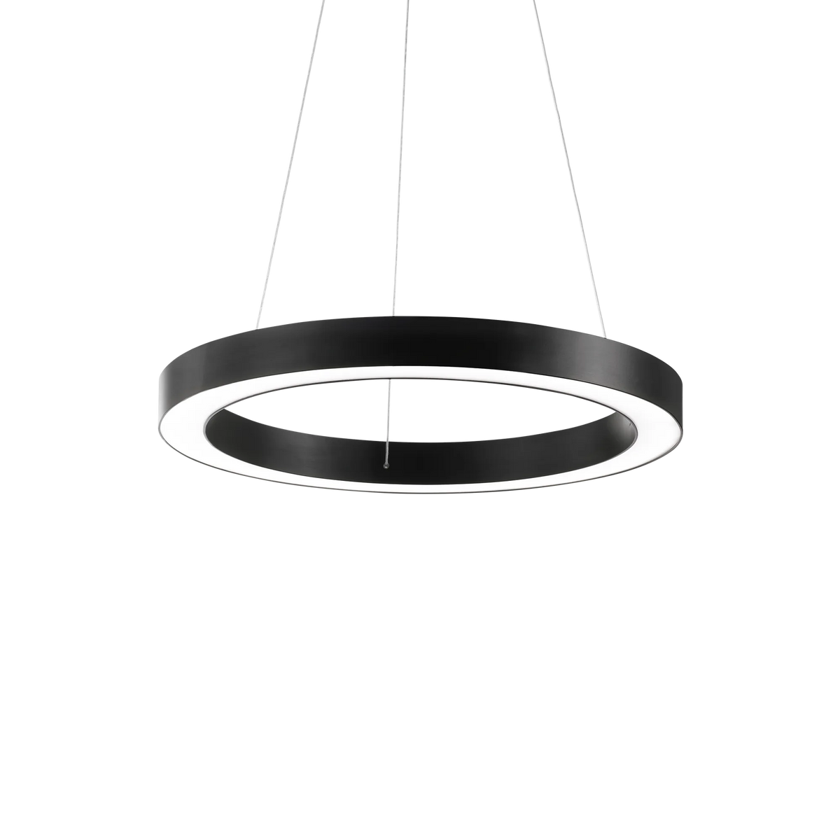 Lustră Ideal Lux Oracle, negru, Ø50 cm, 222097