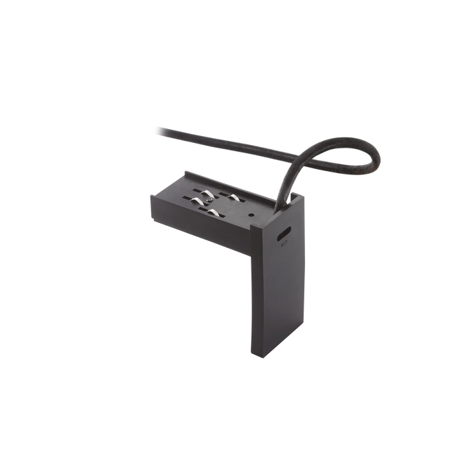 ARCA ENDCAP ELECTRIFIED FOR SURFACE / RECESSED BK