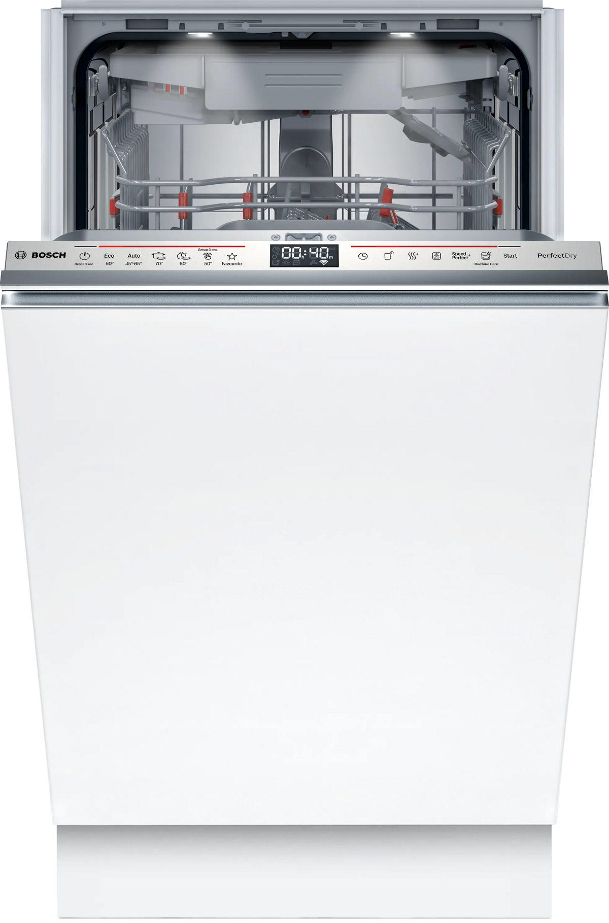 Mașină de spălat vase complet încorporabilă Bosch SPV6ZMX17E, Seria 6, 45 cm, 10 seturi