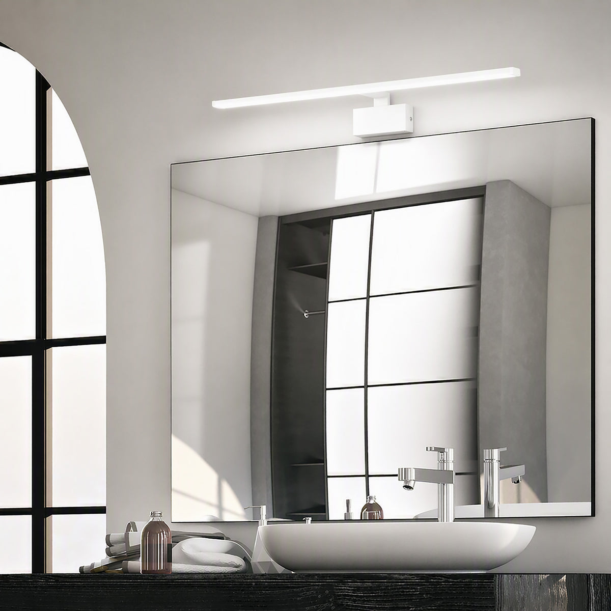 Aplică Ideal Lux Alma, alb, Ø81 cm, 225029